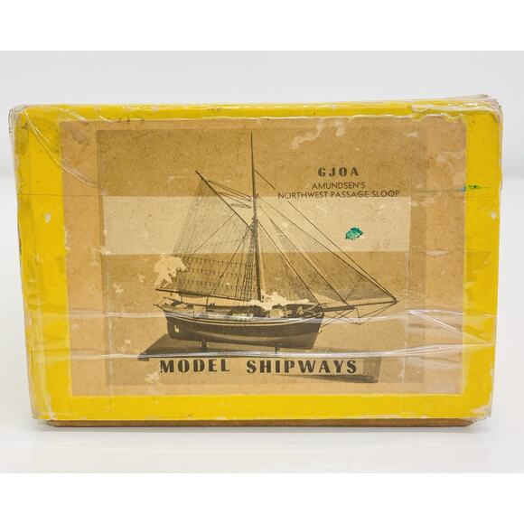 Model Shipways Gjoa Amundsen's Northwest Passage Sloop 1:64 Wood Model Kit New - Picture 1 of 10